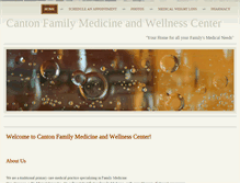 Tablet Screenshot of cantonfamilymedicinepc.com